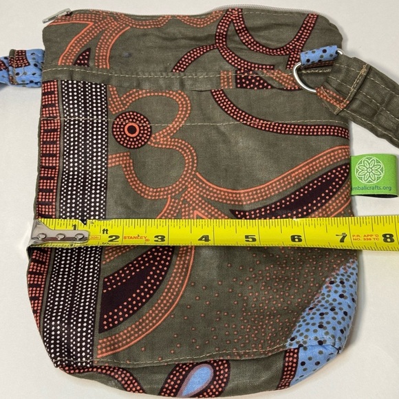 Timbali Green Patterned Women's Bag hand made - Picture 5 of 9